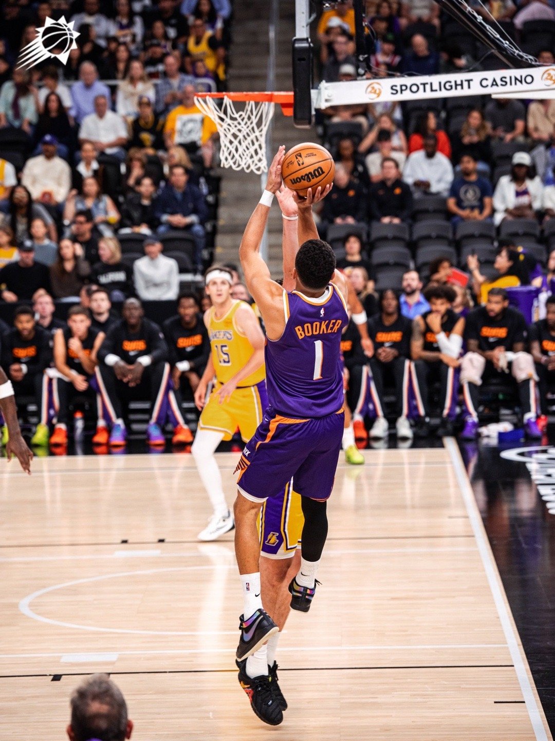 He got bucket 🏀 😎菲尼克斯太阳[超话]旭日东升 ​​​