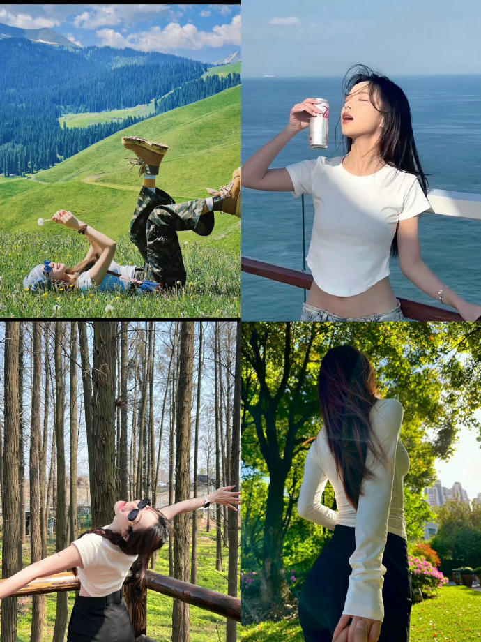 少与人纠缠 多看大自然🌲风景拍照姿势📸 