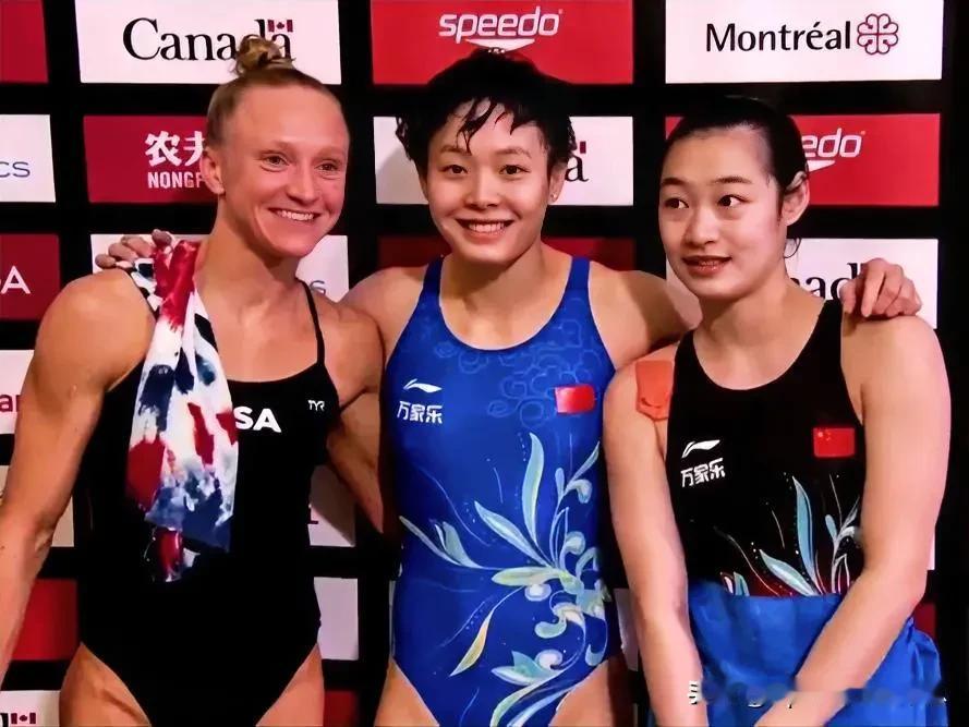在北京时间3月3日凌晨刚刚结束的2024跳水世界杯蒙特利尔站女子三米板决赛中，中
