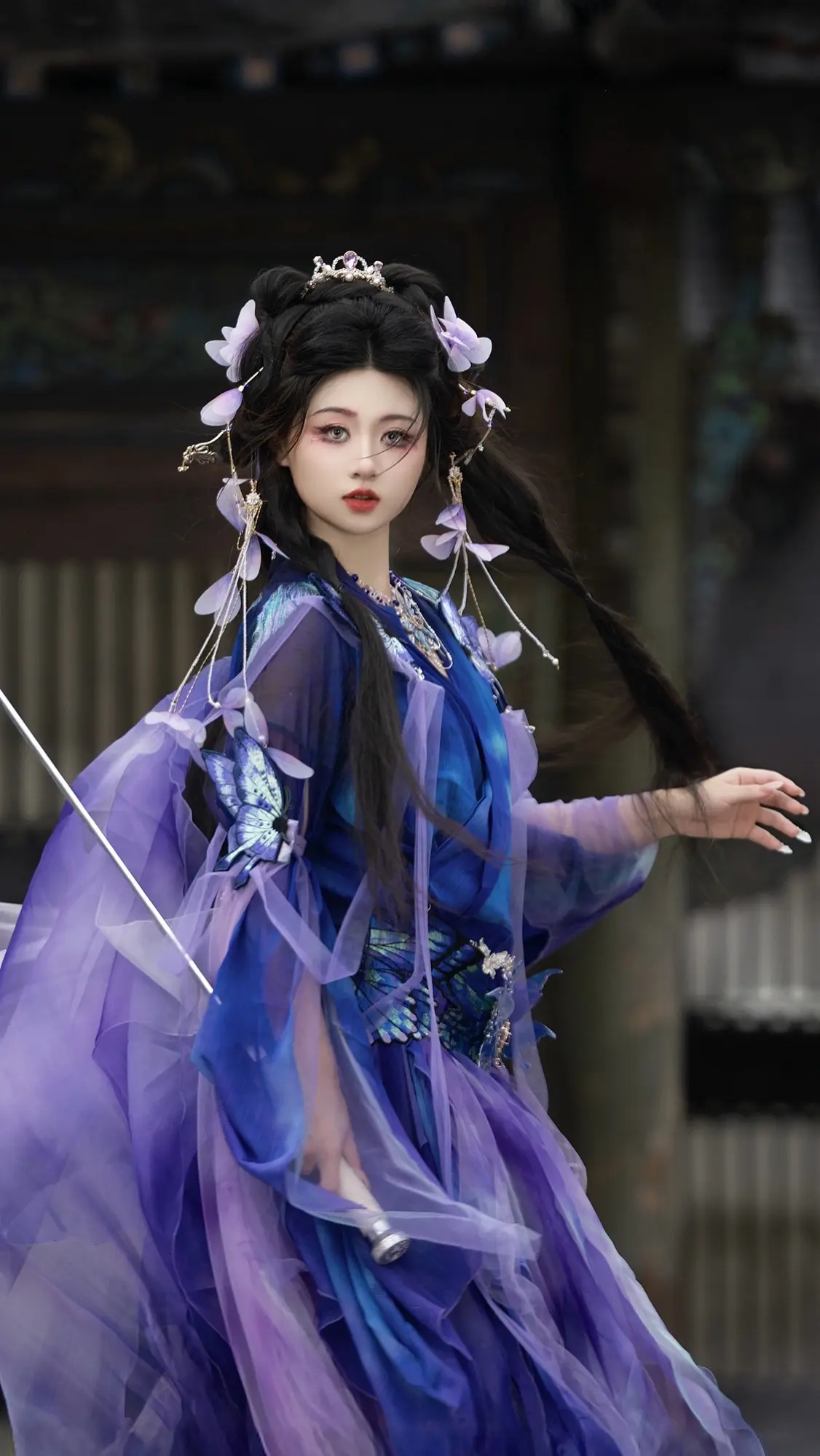 “这师门该我来护了”。电视剧里的九泄潭我拍到啦 蛮好拍，就是一半被剧组...