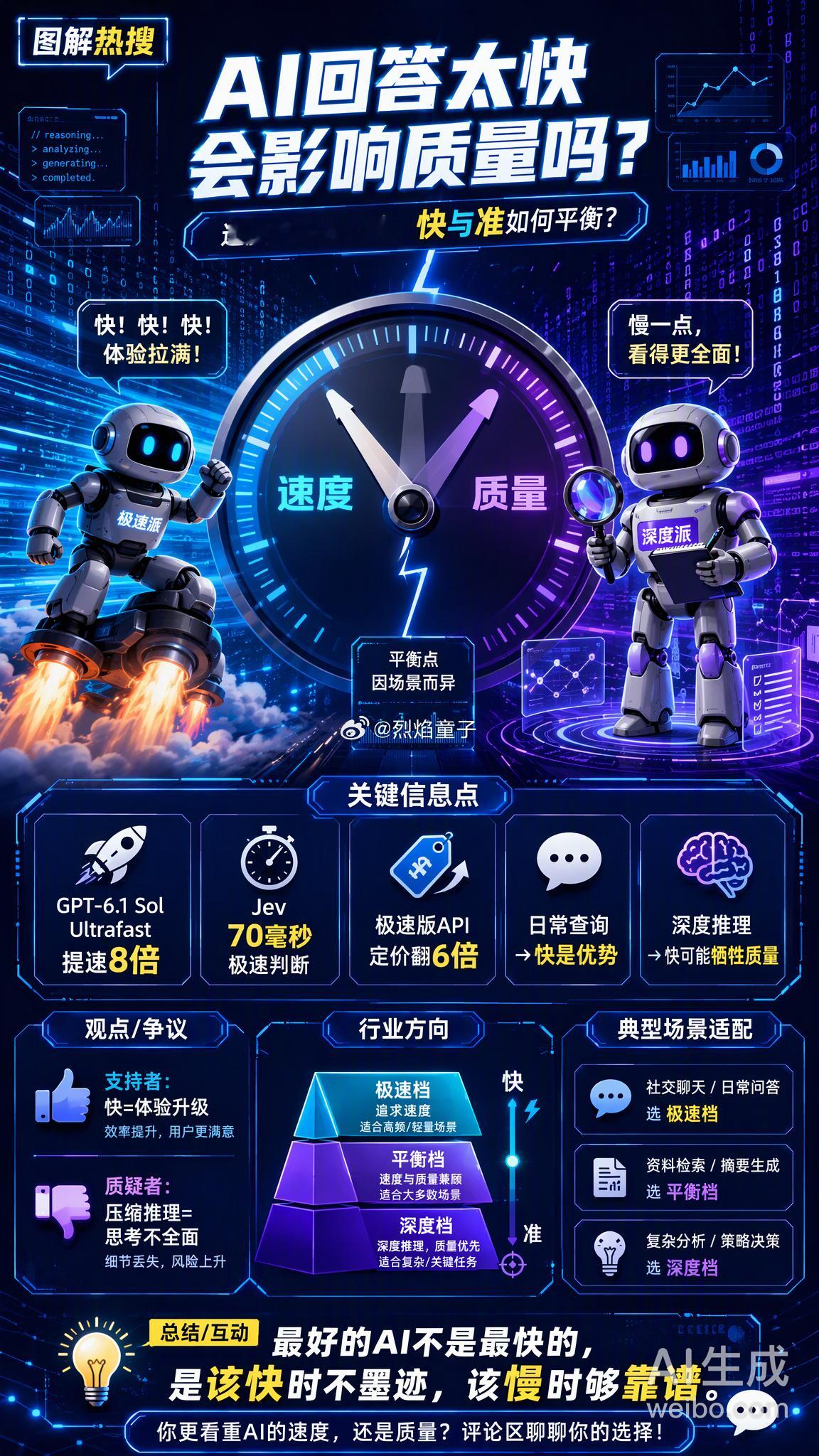 AI回答太快会影响质量吗  最近 AI 圈直接卷进 “速度军备赛” 了：Open