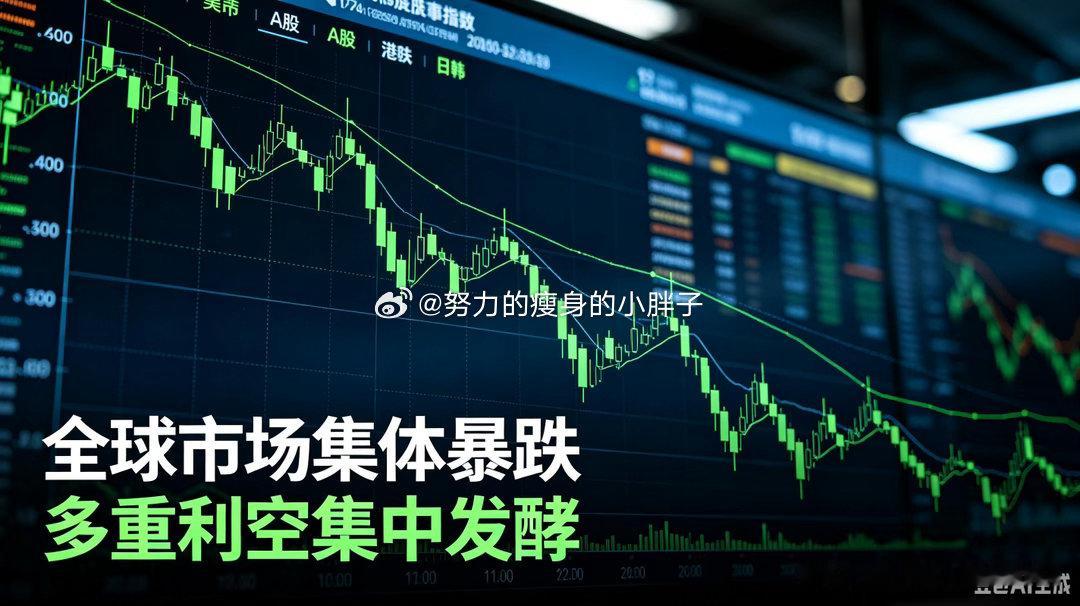 全球股市集体遭遇黑色星期二今天全球股市集体大跌，韩国股市直接熔断，日韩芯片股崩了