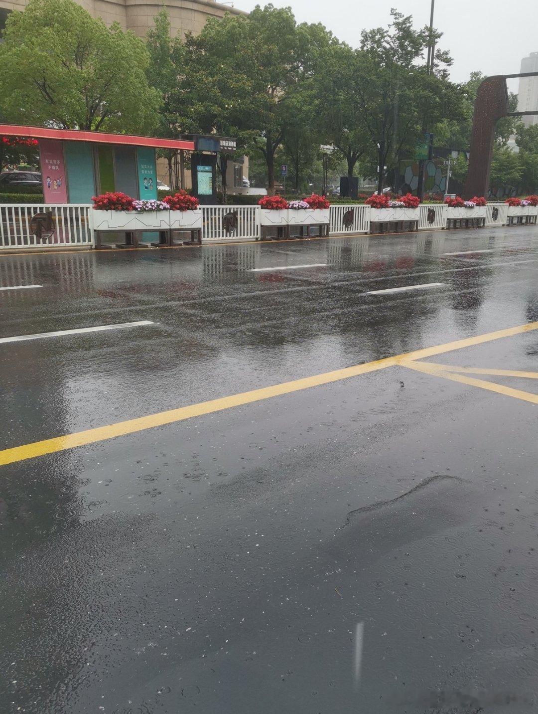 这个雨下了一晚上，越下越大看来。 