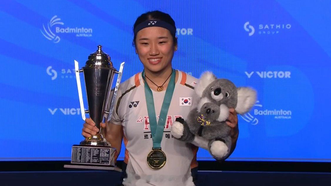 凭借本站比赛（澳公）的胜利，安洗莹追平自己在2023年创造的赛季10冠王最佳成绩