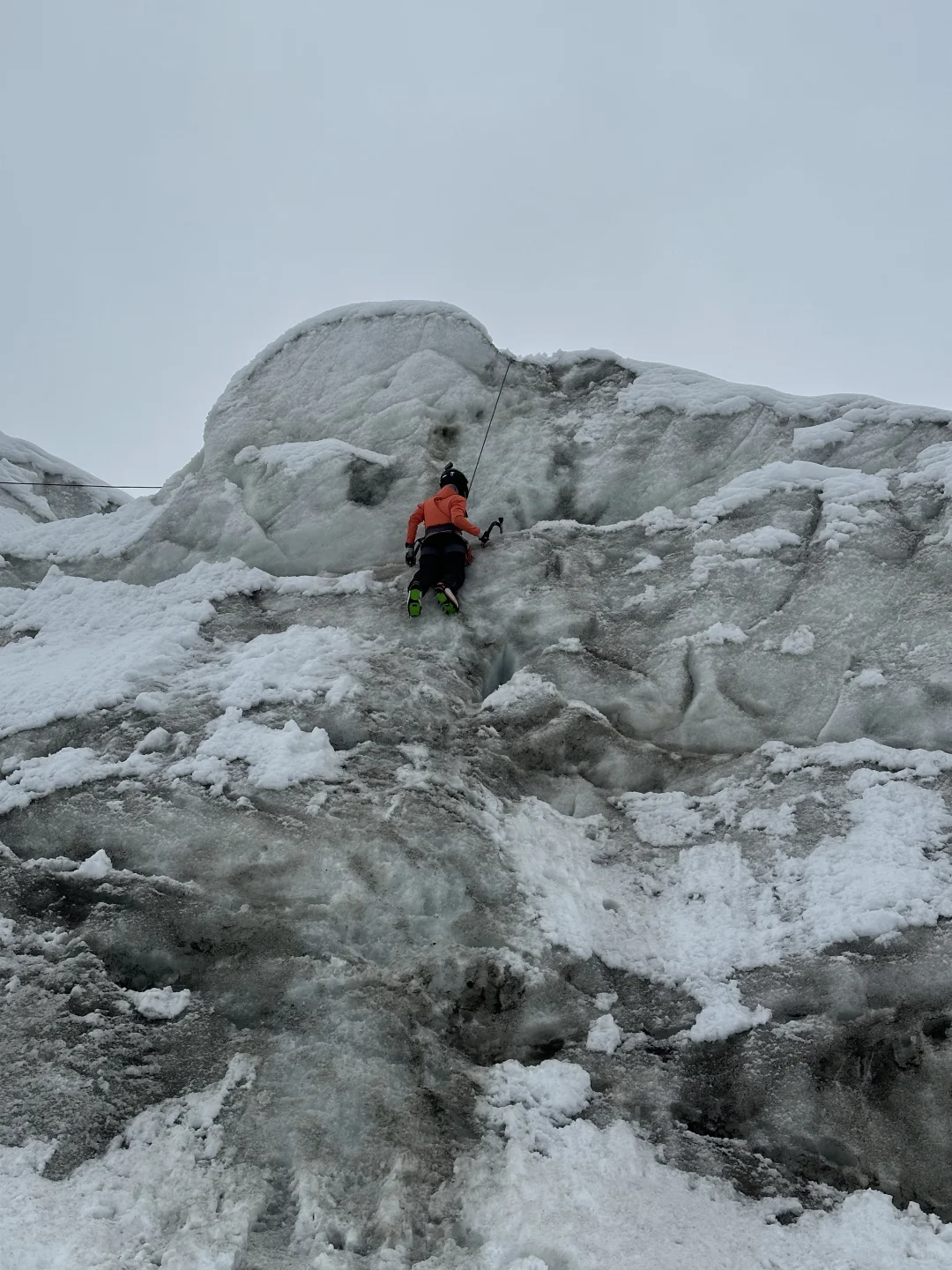 在中山峰冰塔林攀冰，太爽了！
