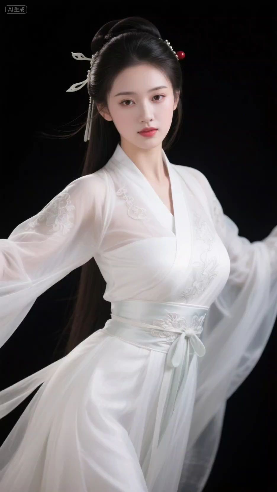 即梦AI 古风美女 古装造型 古风摄影 古风