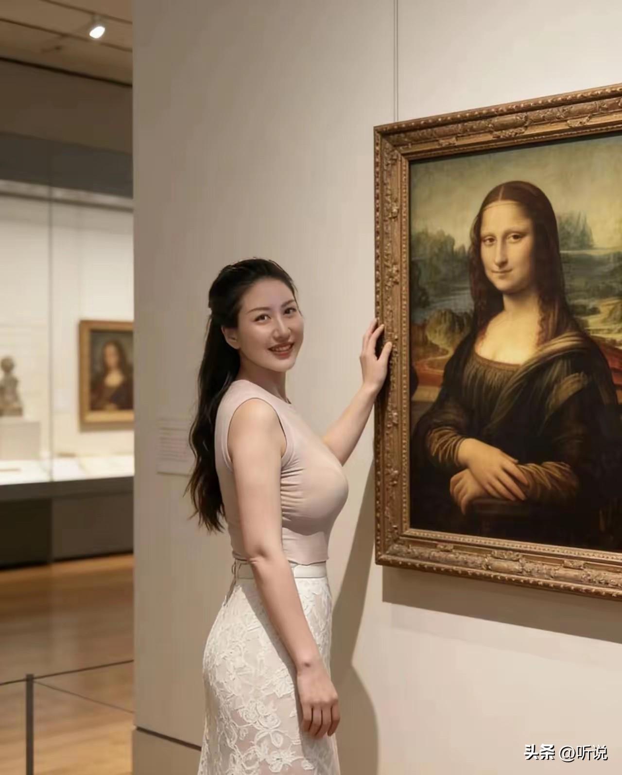 这迷人的微笑，比画上更美