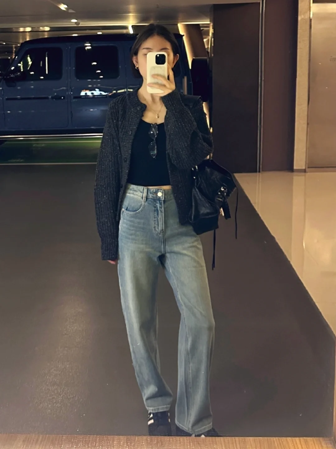 爱上黑色机车包
