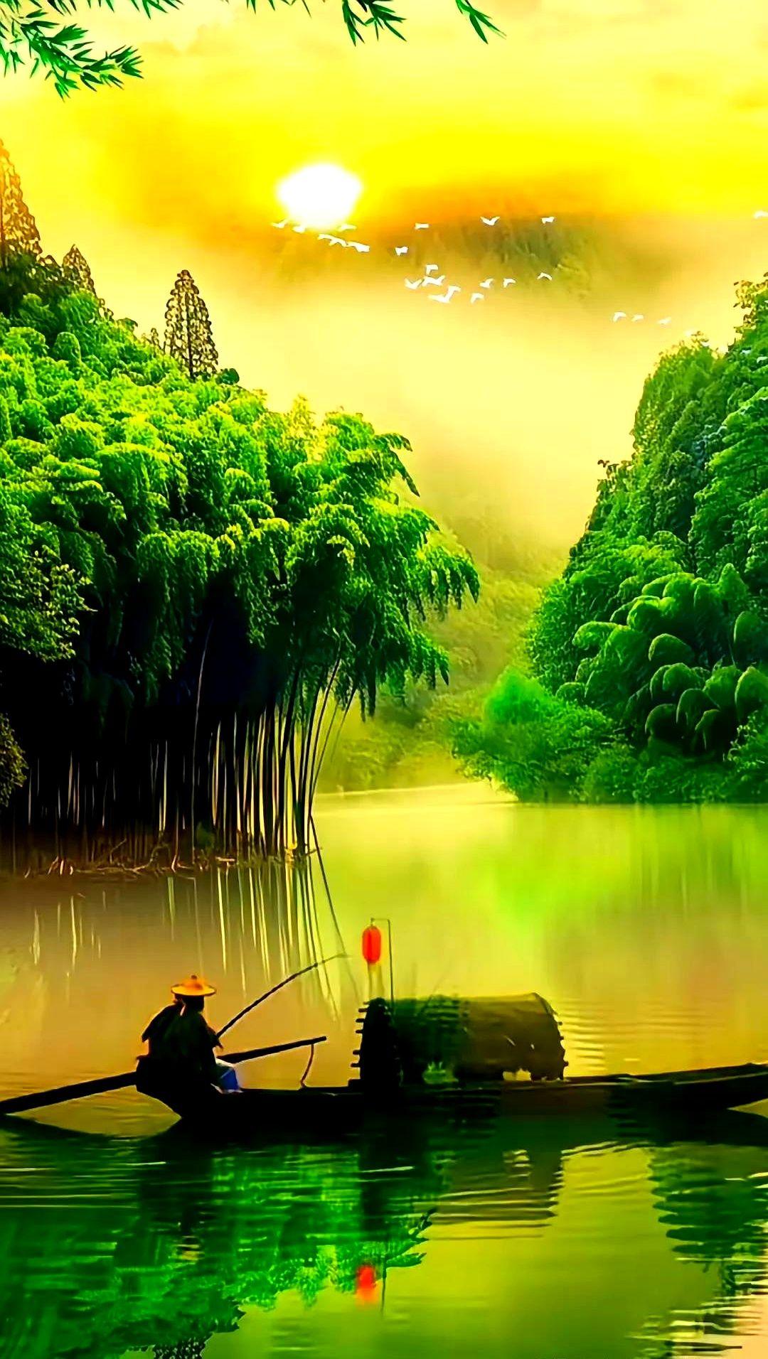 “竹影叠翠钓舟轻金”这八个字，像一把钥匙，把地铁里挤到窒息的上班族瞬间扔进另一重