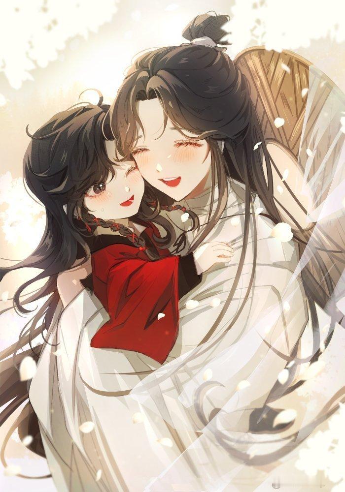 天官赐福  花怜  贴贴，小花城和怜怜都好可爱[哇]x：ridibom 