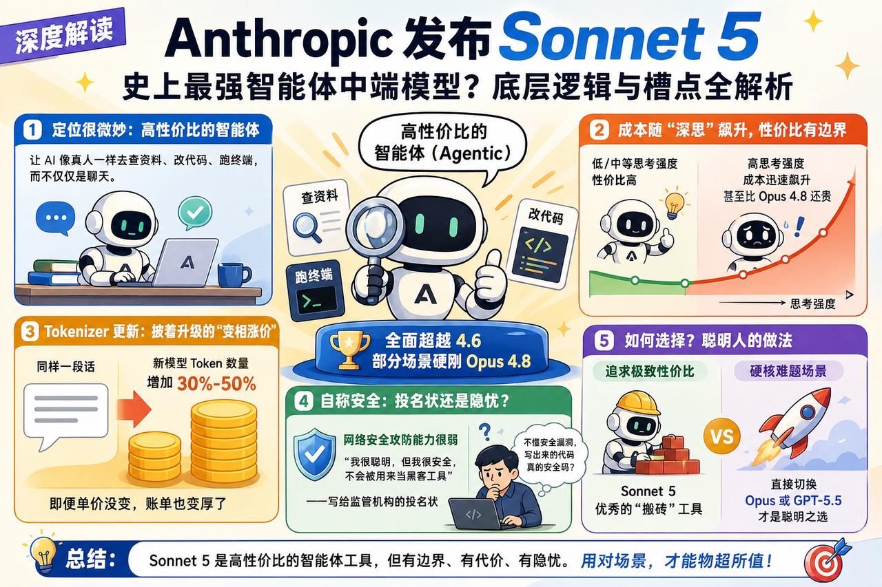 【Claude Sonnet 5：是性能跃迁，还是精明的“价格刺客”？】

An