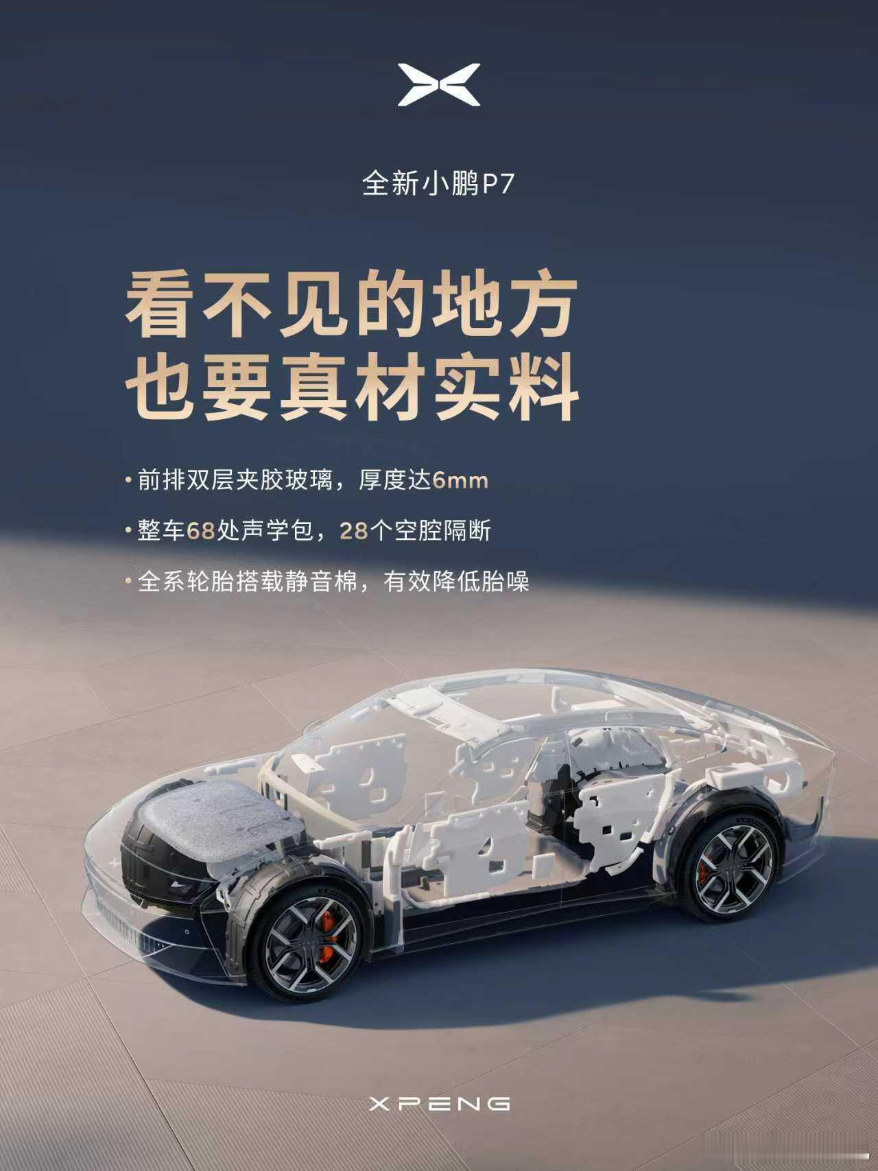 小鹏P7底盘顶级用料是降维打击全新小鹏P7的运动驾控体验非常出色，不仅完成了麋鹿