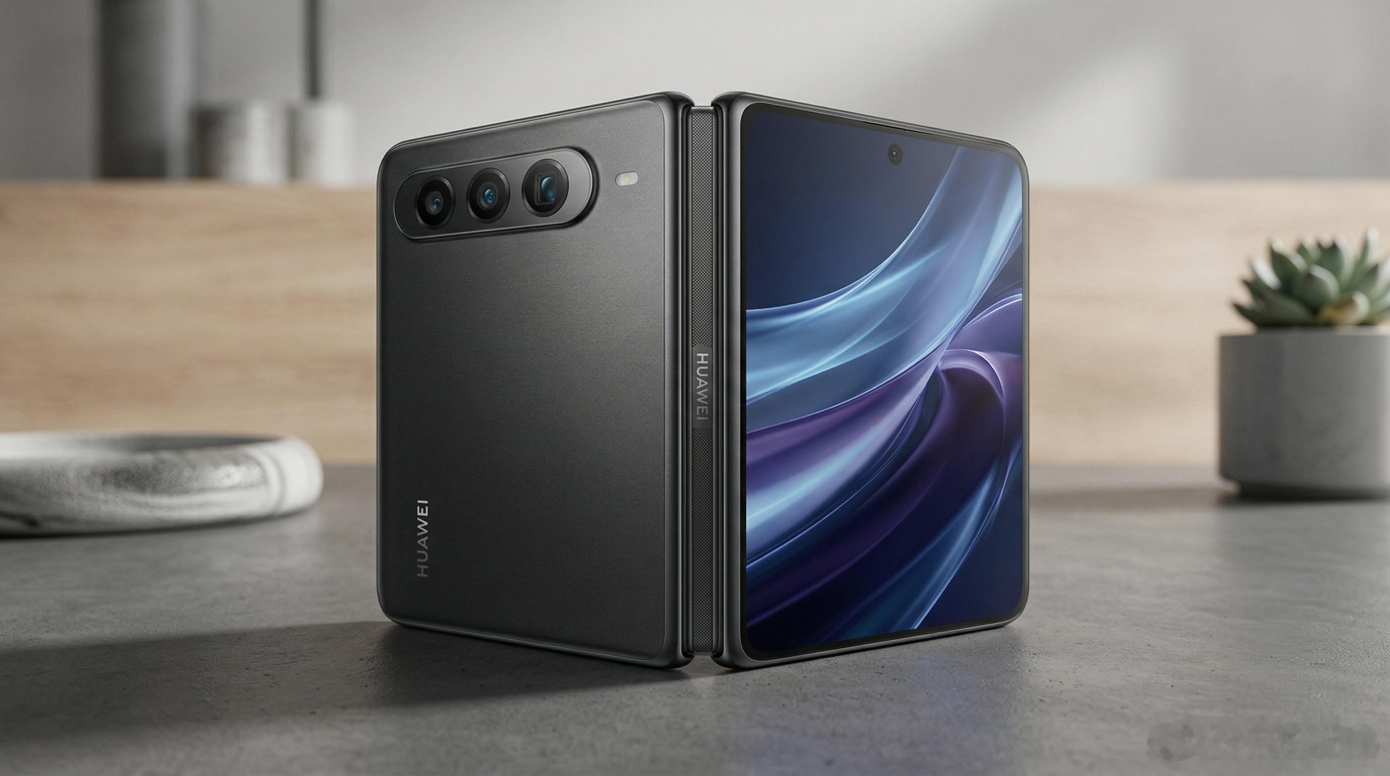 不好意思，这次华为PuraX Max全网首发上手了(以上为根据设计图AI制图）不