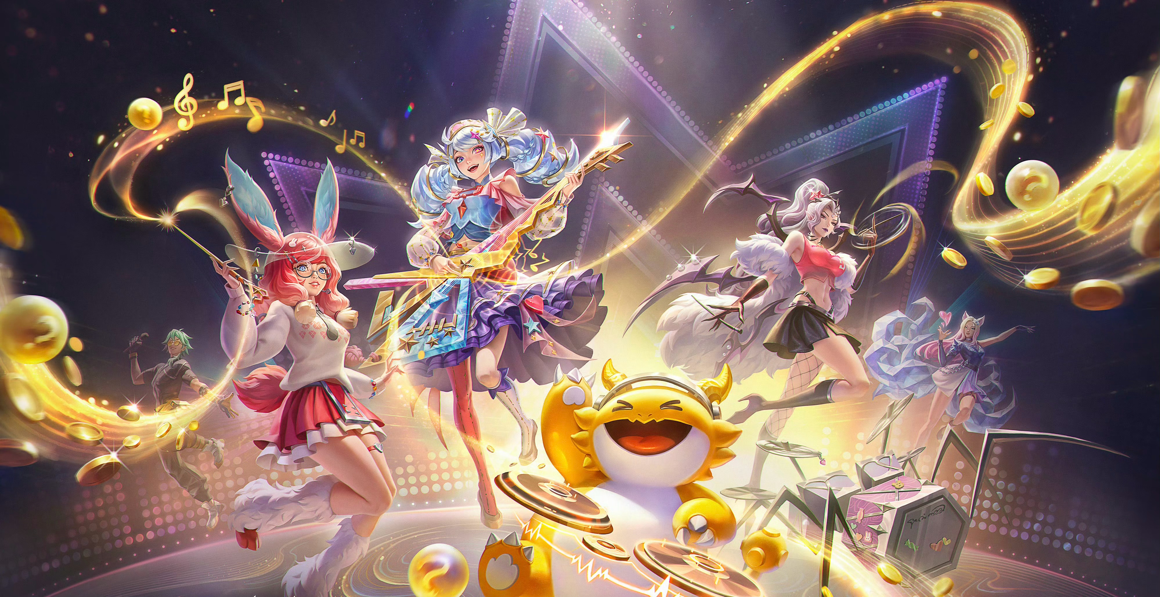 金铲铲之战 离子火花女团宣传图