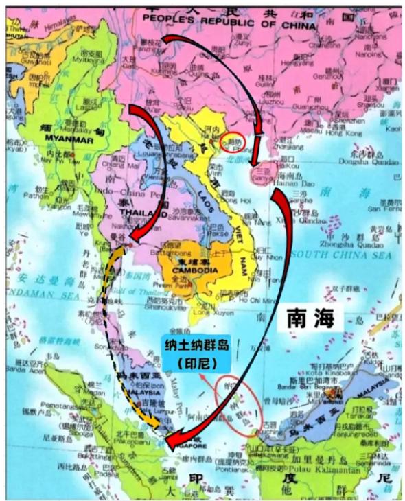 越南，已经主动从中国的经济巨舰上跳船了！很多人只当是广西修了条河，却没意识到，越