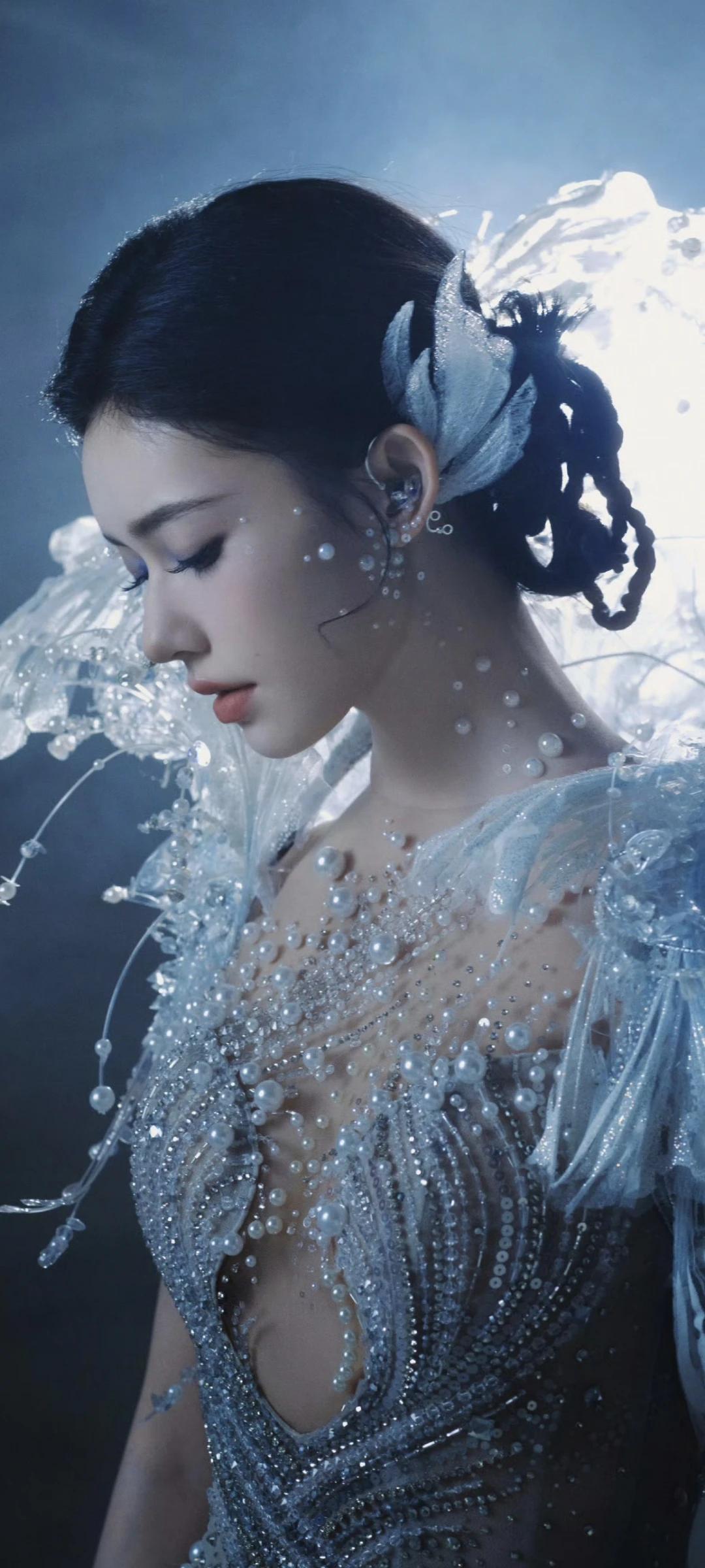 林允壁纸写真～
仿佛从深海游来的美人鱼！