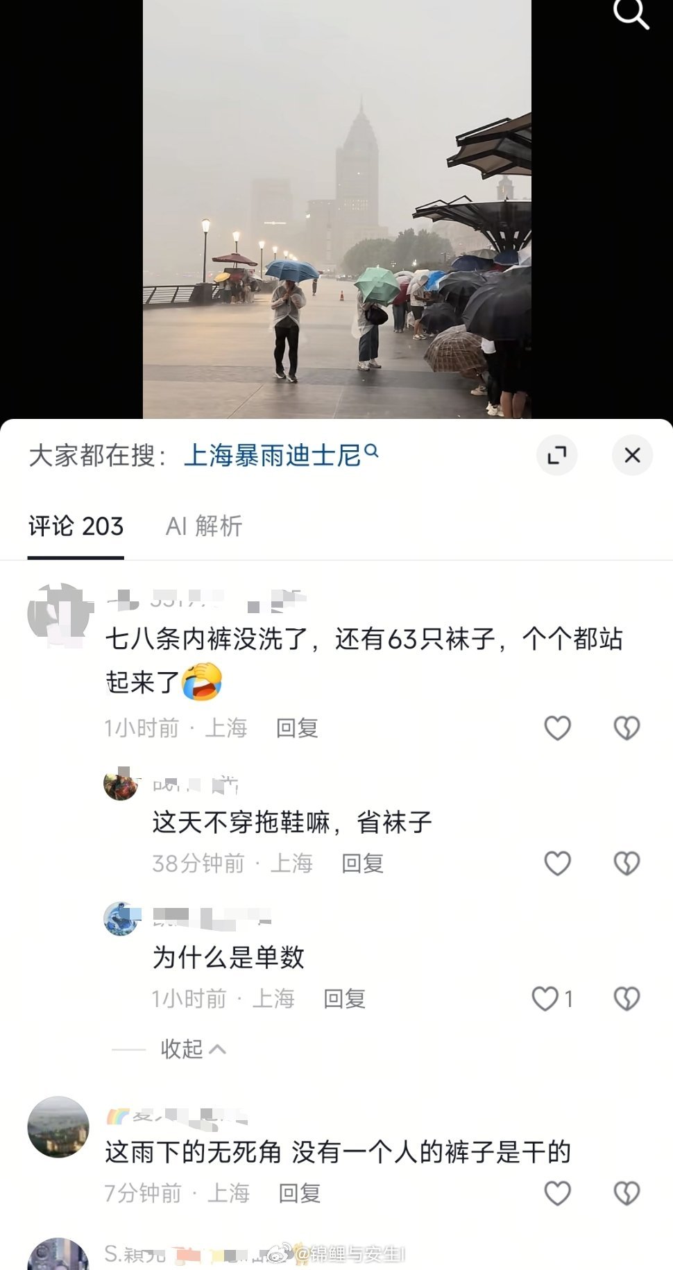 上海梅雨季有多可怕，看这位上海网友评论就知道了