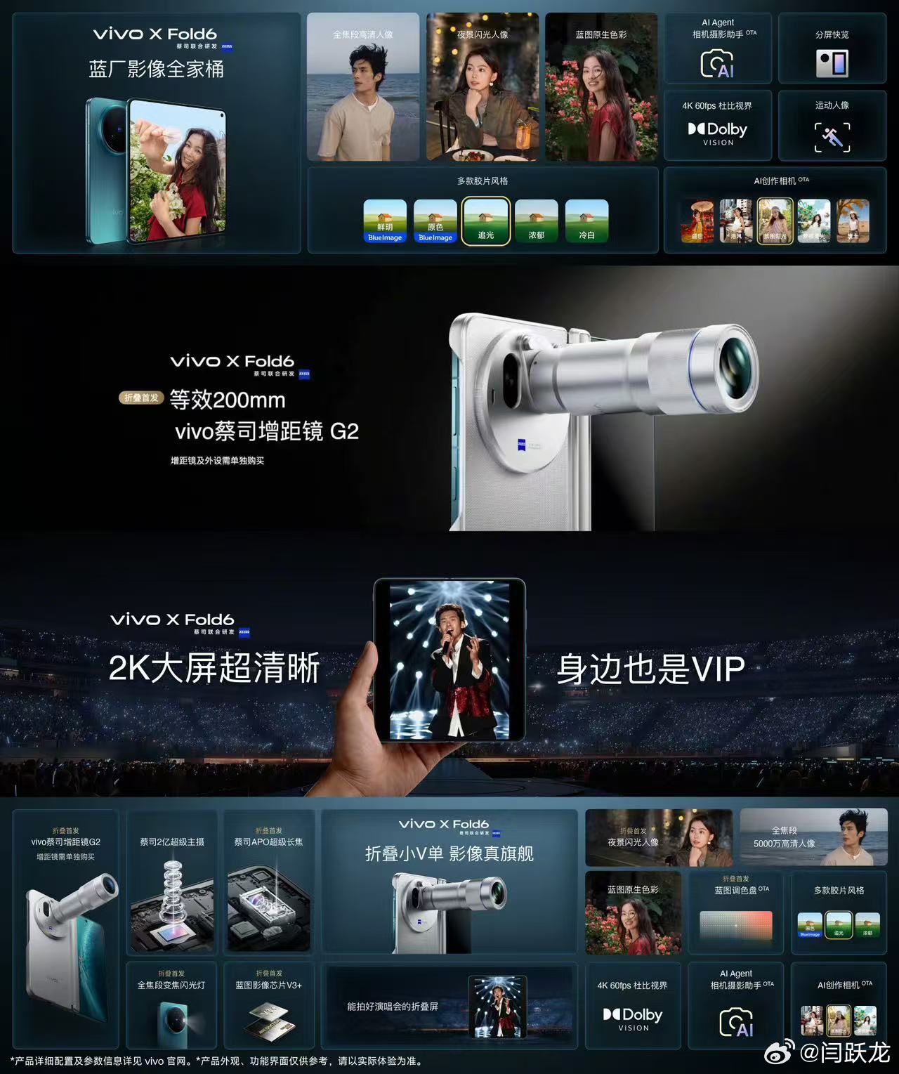 能拍好演唱会的折叠屏vivo x fold6