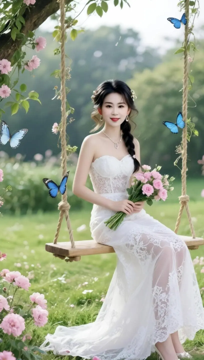 AI森系花漾写真 ai创作