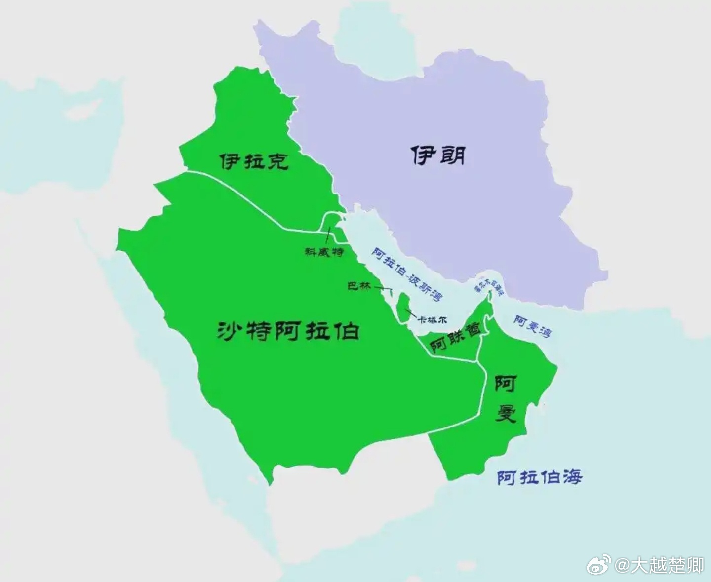 危亡关头，伊朗军方似乎有懒得顾忌海湾国家情绪了，打了再说，一个都不落下。 