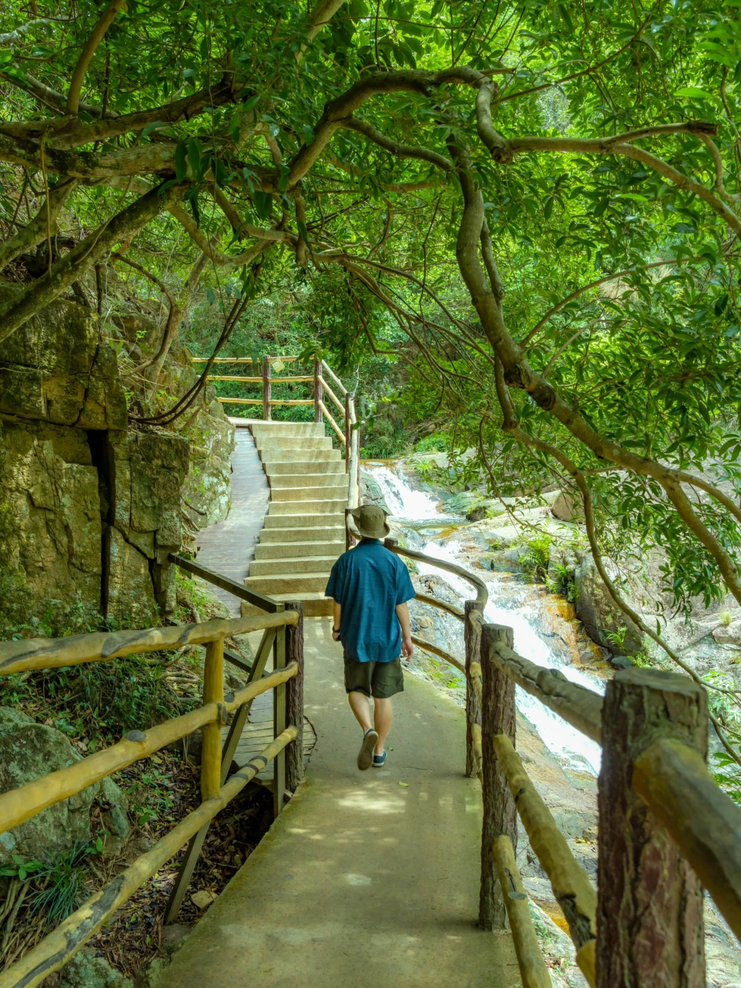 深圳超美瀑布群，我去过最舒适的森林公园