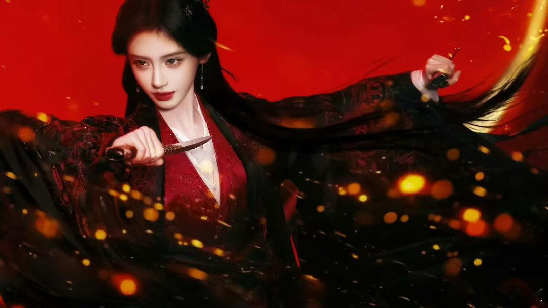 鞠婧祎红黑大片鞠婧祎红与黑如焰鞠婧祎红与黑如焰，好飒， 