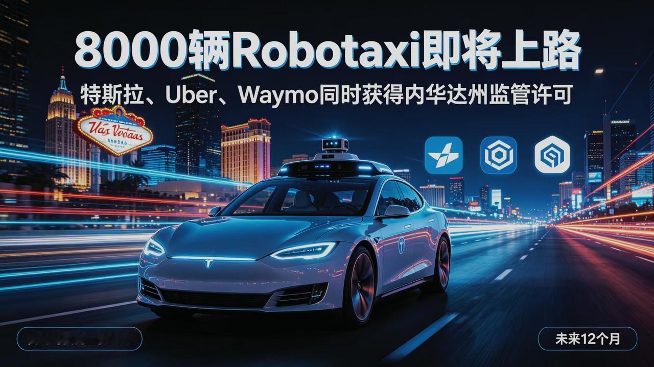 好家伙，一口气就是8000辆！特斯拉、Uber、Waymo同时拿到内华达州监管许
