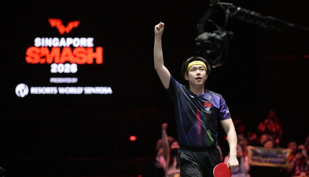 王楚钦首夺世界杯男单冠军，

        这事儿够吹一辈子的！你瞧他决赛最后