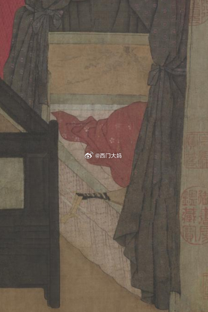 韩熙载夜宴图据说排队人山人海，我估计是看不上了，于是我在故宫博物院网站上，用八倍