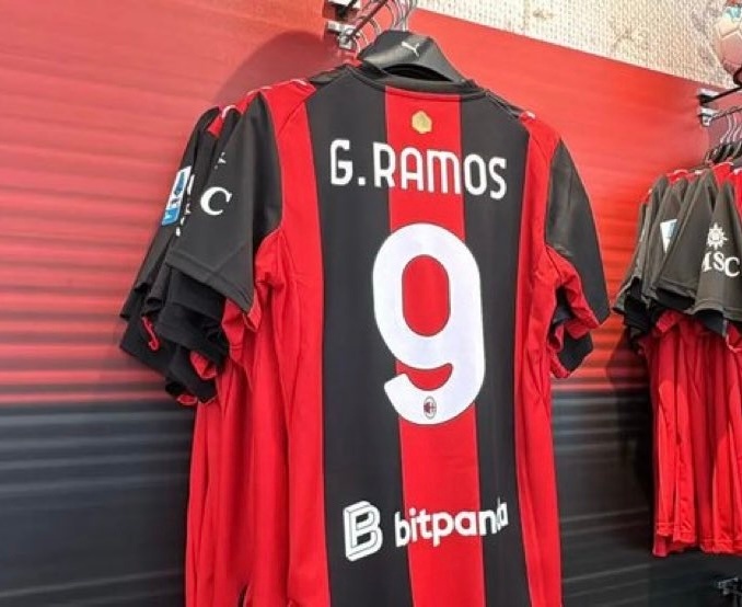 【💪🏻】 🔴⚫️ 米兰队史标王贡萨洛·拉莫斯🇵🇹将身穿9️⃣号球衣。s
