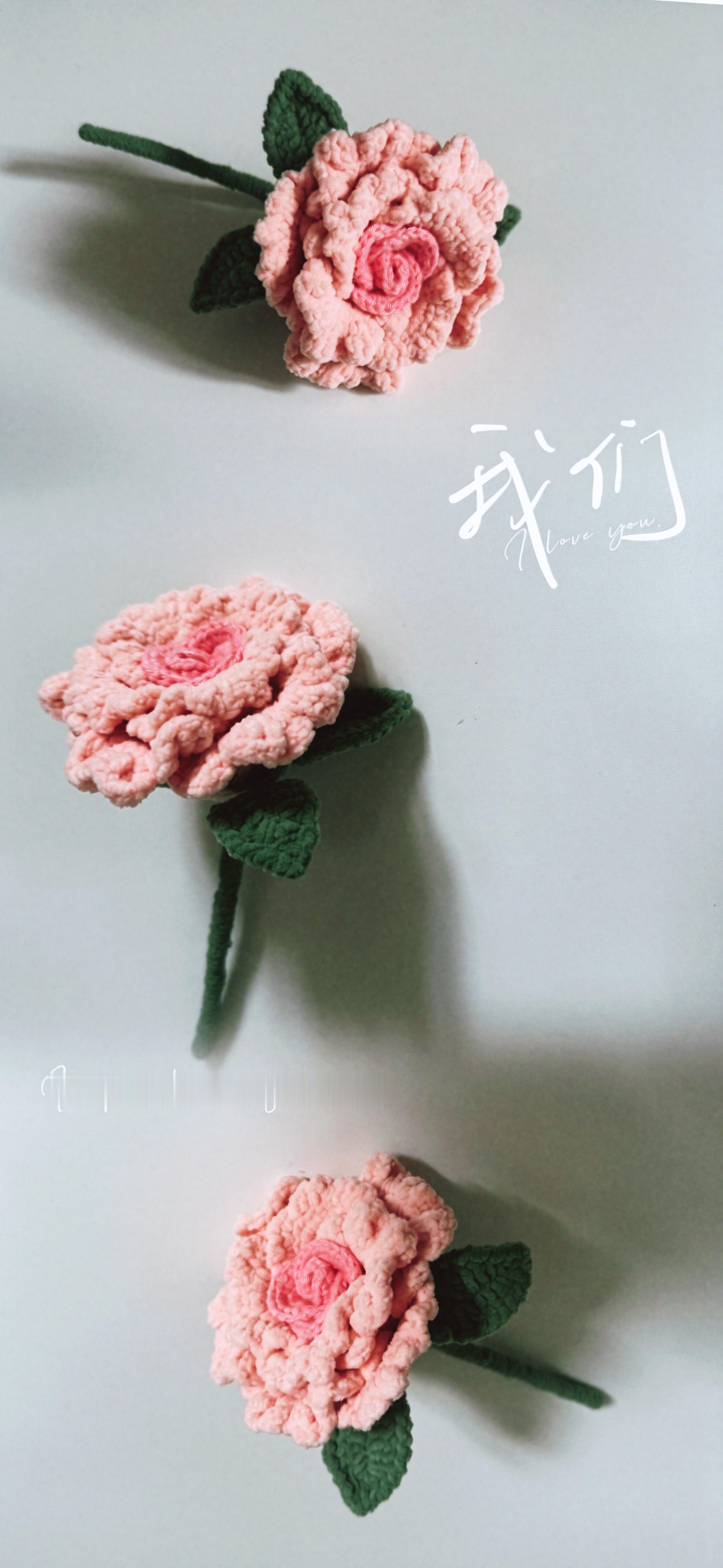 来自巴黎的粉色玫瑰生活手记钩织