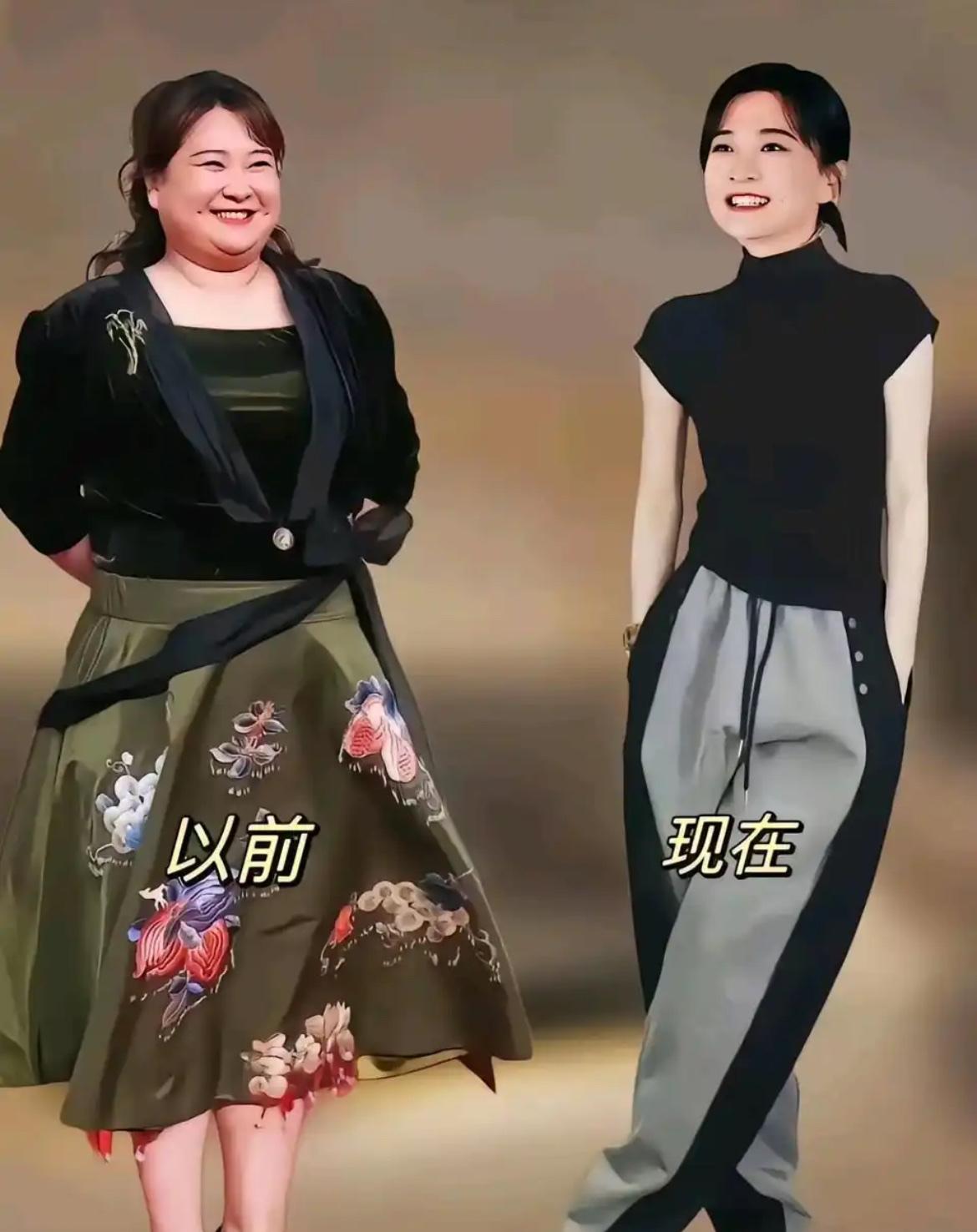 如果这世界有后悔药，第一个想买的就是贾玲了
她可能再也回不去了，
贾玲之前胖嘟嘟