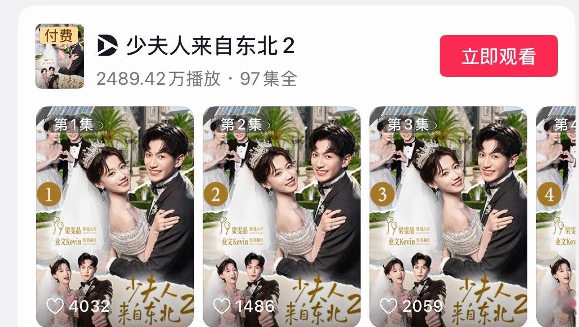 这才刚中午已经快90w收藏了，付费端也开始跑起来了，感觉又要爆了，少夫人在东北2