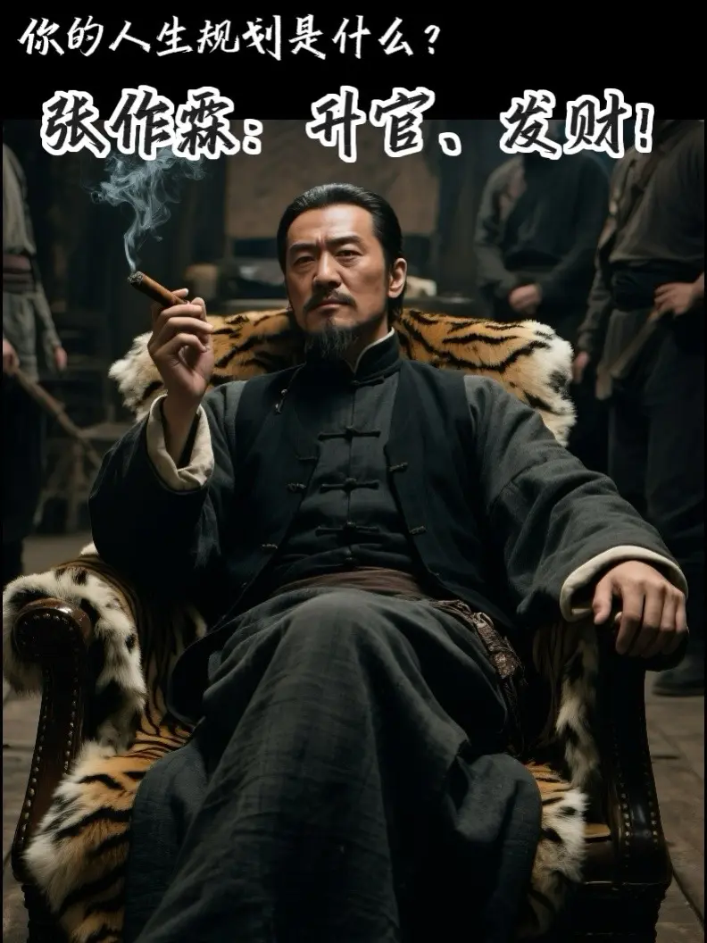 张作霖：你问得这都跟我有啥关系？马……   张作霖呢，是一个十足的实用...