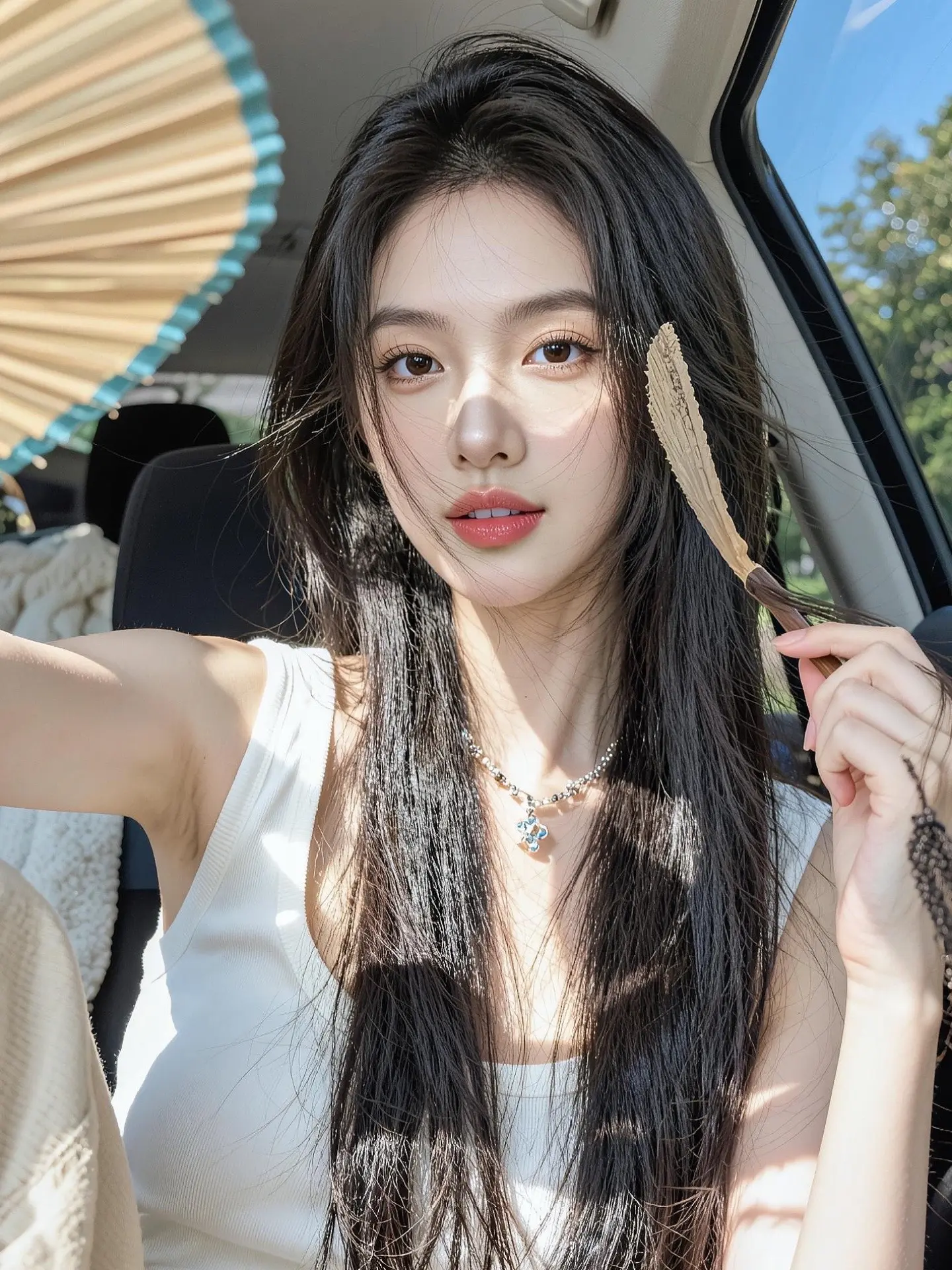 AI蒲扇随拍 随变ai随便玩 ai创作 用ai创作打开春天 随变一拍都很夯