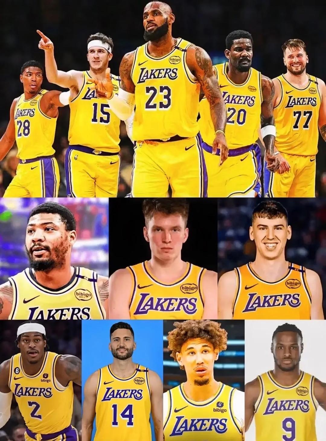 不知不觉，湖人也已经凑齐了12大人员轮换：
1、首发控卫——东契奇，26岁，1米