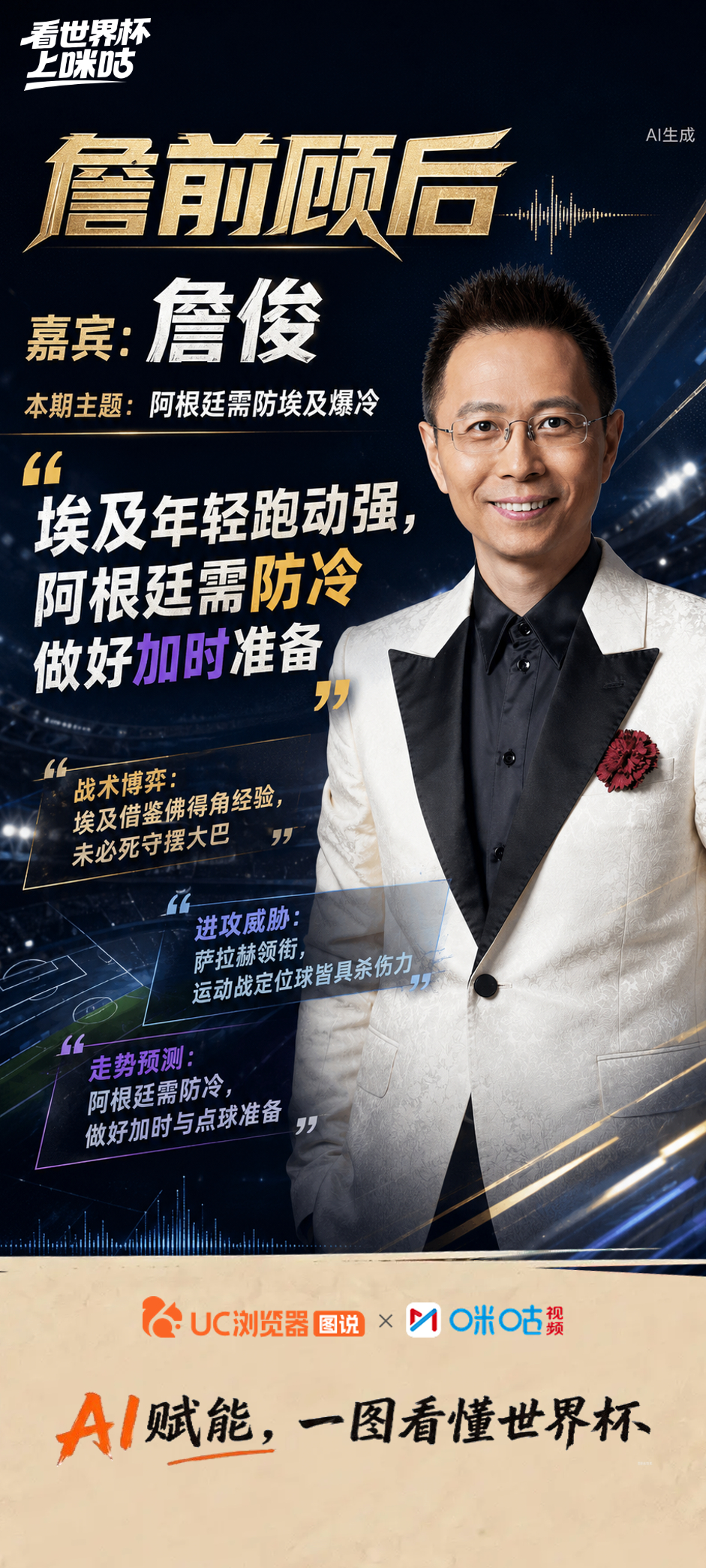 《詹前顾后》第20期精彩回顾：🎙️复盘西班牙淘汰葡萄牙：西班牙赢球的关键在于德
