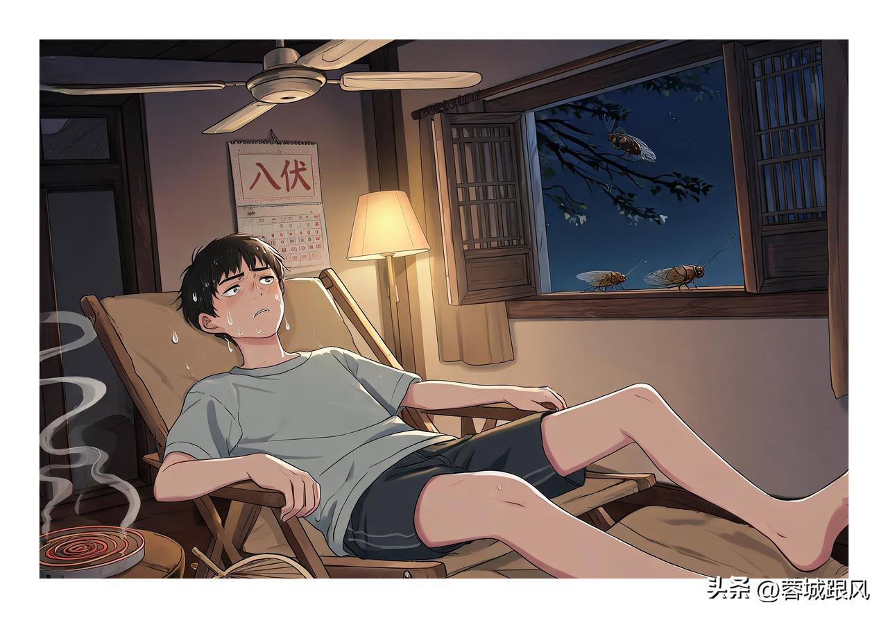 《上联：高温闷热入伏天，彻夜难寐布椅上躺；下联诚邀高手赐对！》
此上联把入伏天的