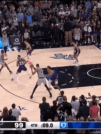 game winner！文班最后8秒单打，干拔跳投，打进，绝杀！
文班亚马34分