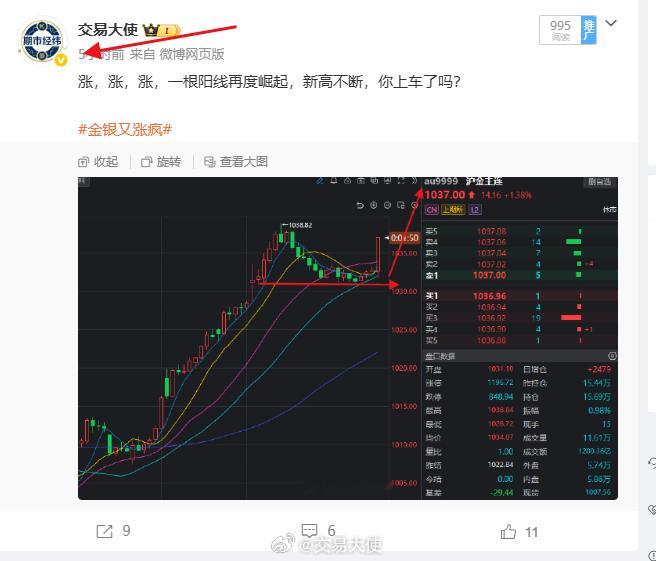 看黄金是不是起来了，是不是很符合我们的分析！黄金