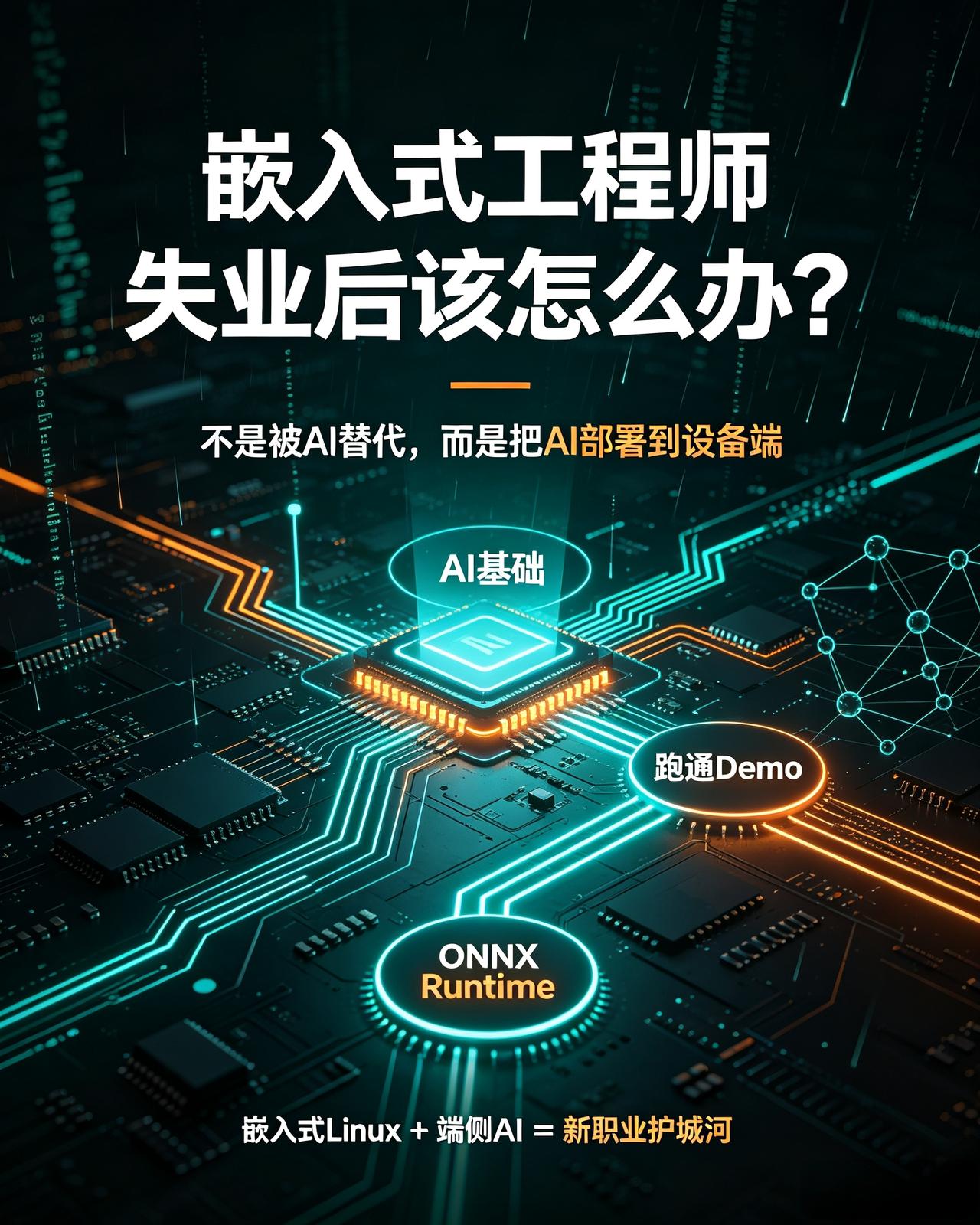 嵌入式工程师失业后该怎么办?
嵌入式工程师深度解析：AI时代嵌入式工程师会被淘汰
