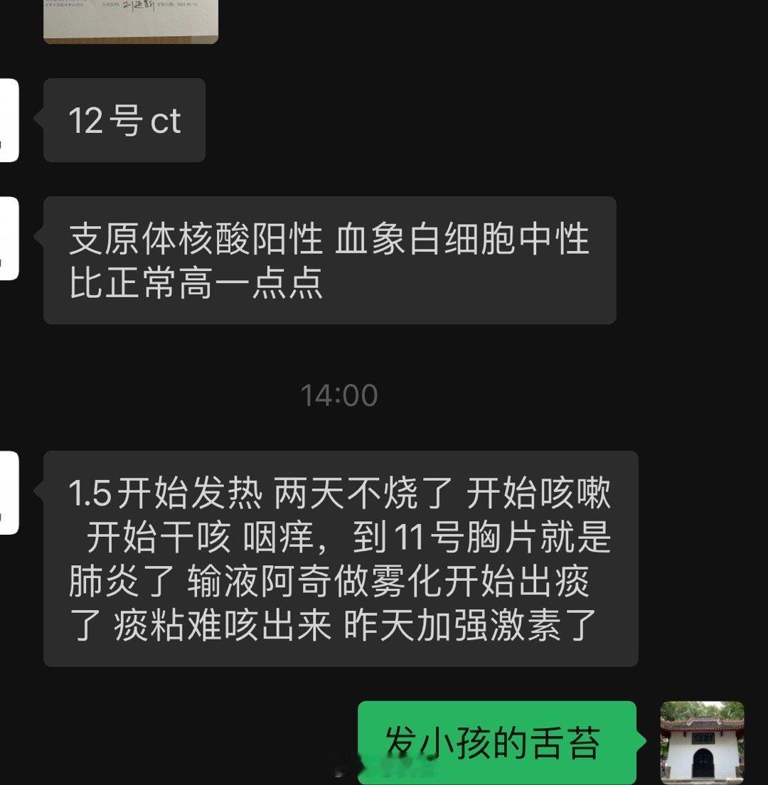 西医看肺炎，说的很严重。要是放在前几年，我也不敢多说什么，的确是没有十足的信心。