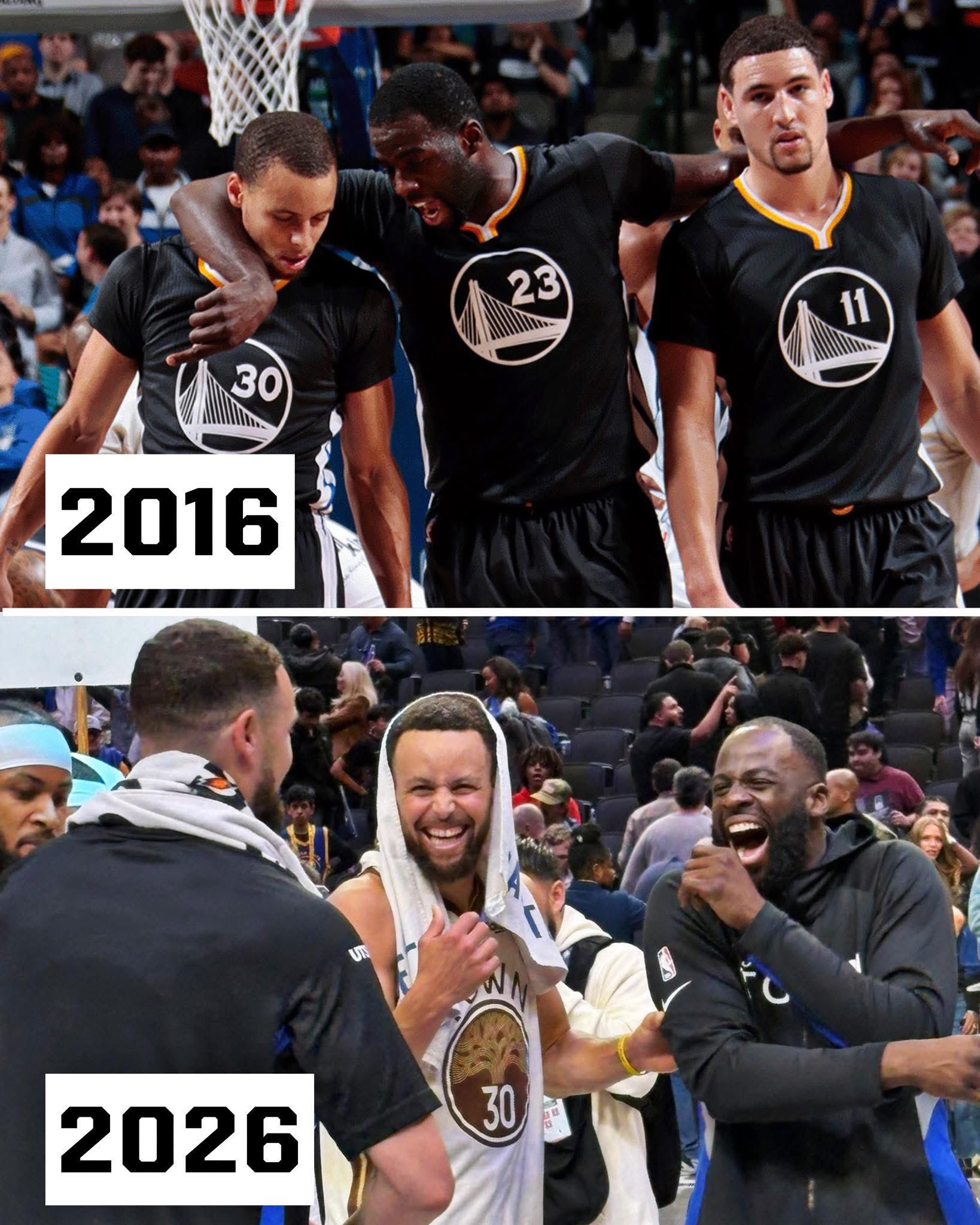 还记得10年前你看勇士比赛的情景嘛 NBA点赞成金