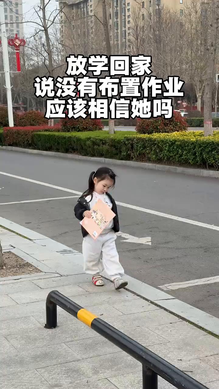 放学回家说没有布置作业，应该相信她吗？