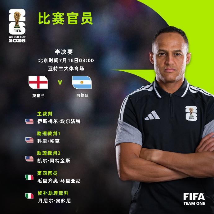吐槽完国内的设计再来看看FIFA官方：同时发布的两张裁判员官宣图里，萨尔瓦多的伊