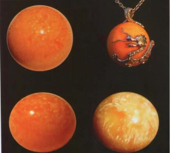 1995年，一位厨师在后厨处理海螺时，发现海螺肉中有两颗“结石”，厨师觉得好看，