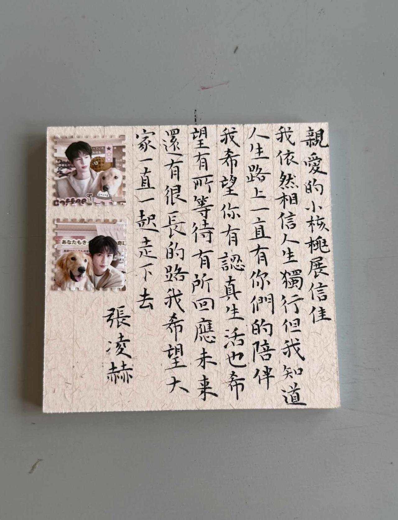 亲爱的小核桃 展信佳
亲爱的小核桃展信佳
我依然相信人生而独行
但我知道人生路上