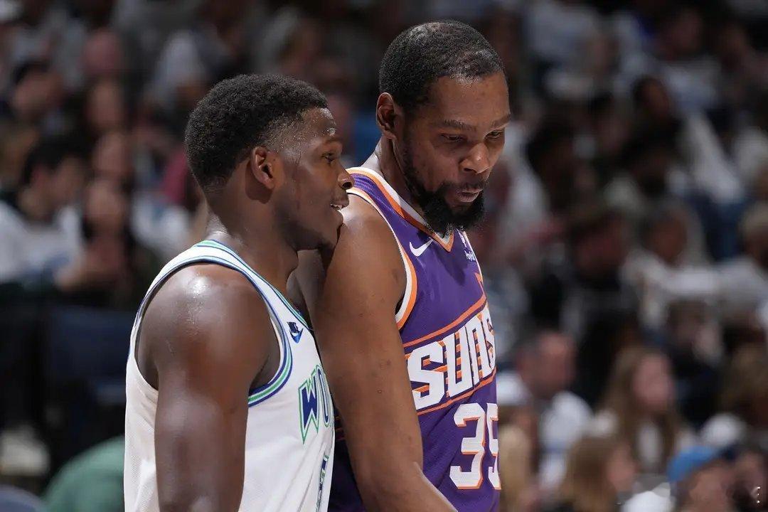 NBA季后赛首轮G3，森林狼126-109击败太阳，大比分3-0拿到赛点。赛后森
