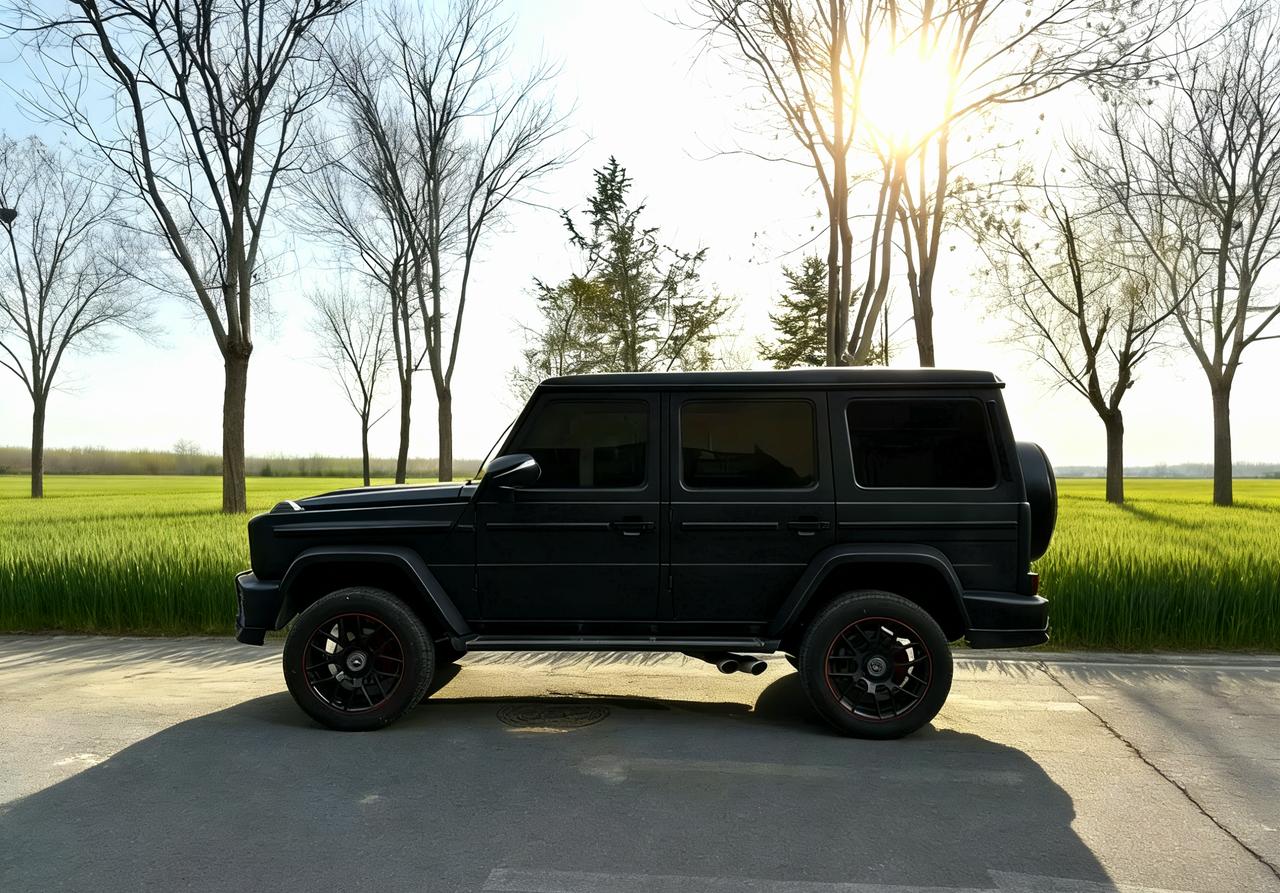 这是一台非常特别的车。他有可能是奔驰g class，也有可能是北京bj80我要告