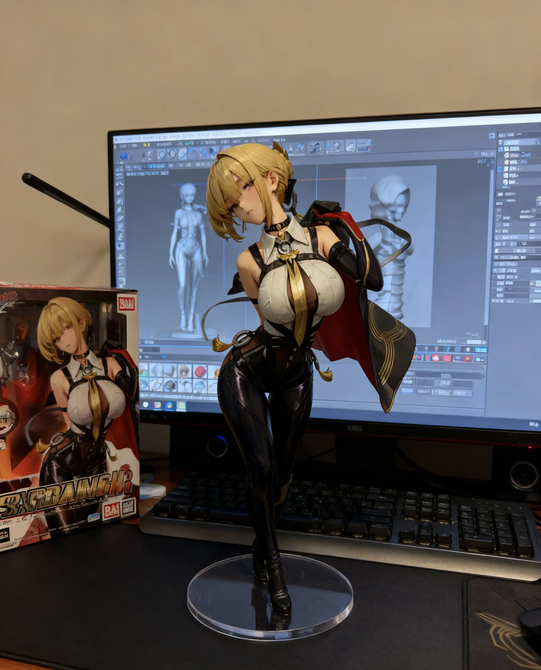 手办 3d打印 绝区零 伊芙琳 极品身材